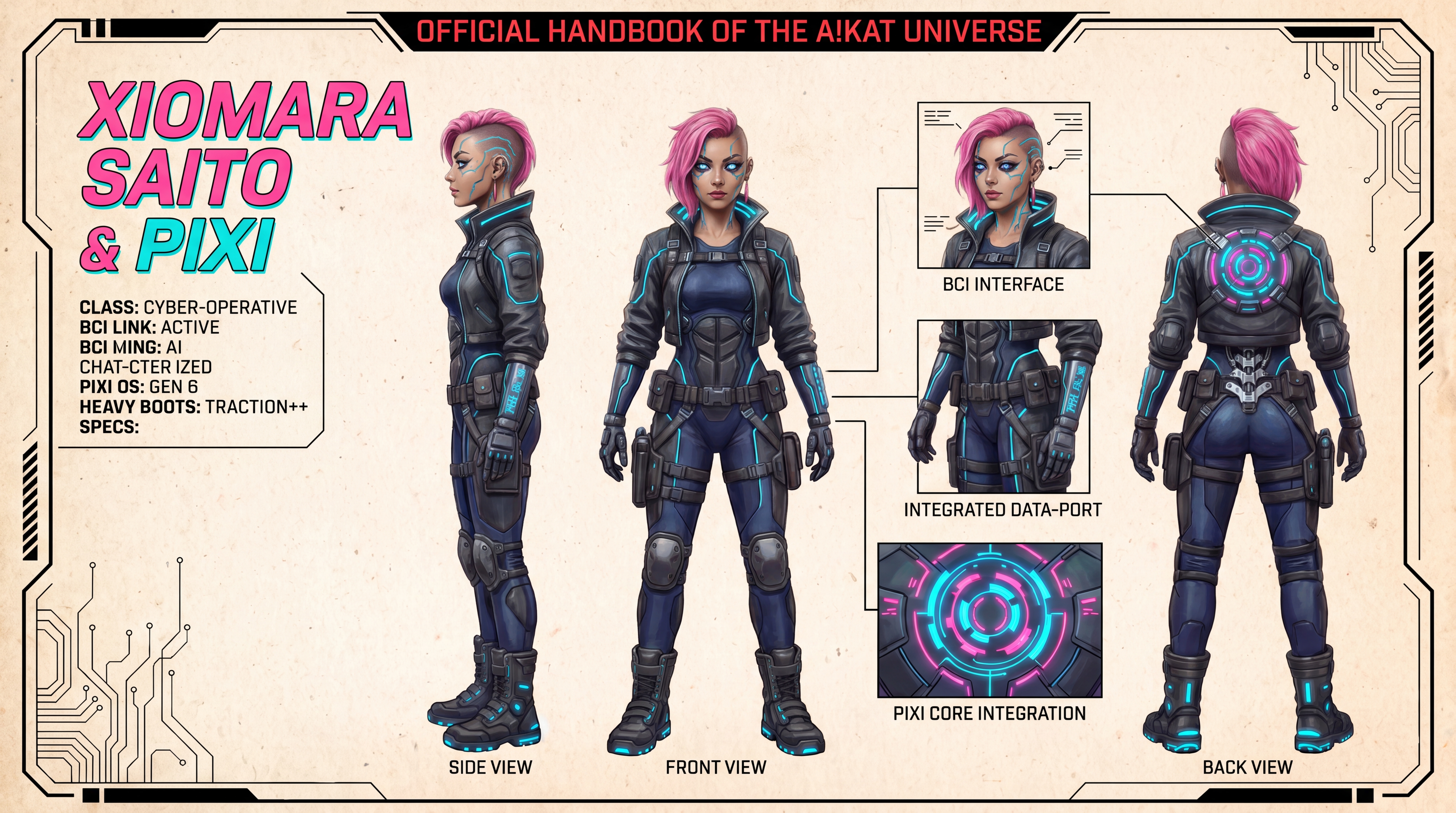 Xio Early Character Concept Art